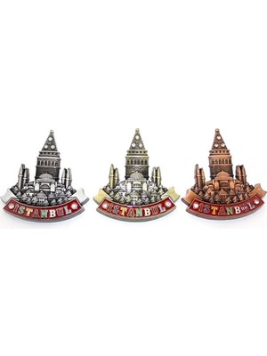 Kont Istanbul Temalı Metal Magnet Model 1