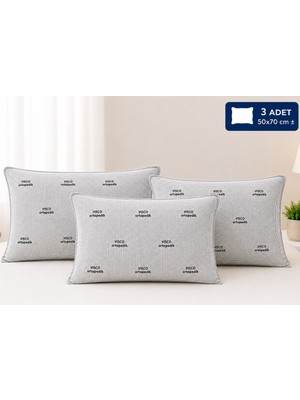 Mandaş 3lü Set Lüx Medikal Ortopedik Visco Dolgulu Yastık (50X70)