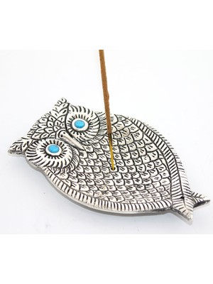 Yvz Store Metal Baykuş Tasarımı Tütsülük