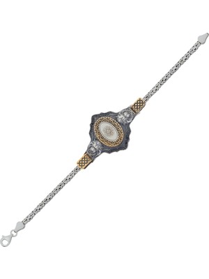Innuendo Jewelry 925 Ayar Gümüş Mührü Süleyman Motifli Erkek Bileklik