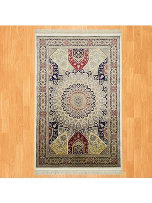 Mevlana Bazaar Kubbe Motifli 200 x 300 Ipek Halı