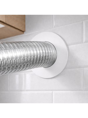 Mks Company Aspiratör Geçmeli Baca Contası 13,5 cm Beyaz