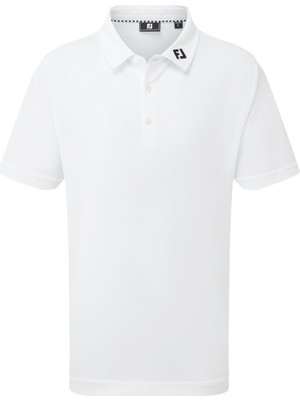 Footjoy Stretch Pique Solid Çocuk T-Shirt Beyaz 92740