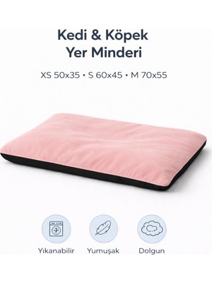 Empressco Royka Kedi & Köpek Yer Minderi – Yıkanabilir, 4 Mevsim Yumuşak ve Dolgun Pet Yatağı Xs / S / M - Fiyatı, Yorumları