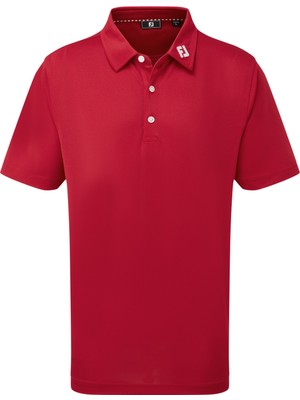 Footjoy Stretch Pique Solid Çocuk T-Shirt Kırmızı 92741