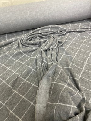 Ege Design Pamuk Jakar Ekose Interlok Kumaş
