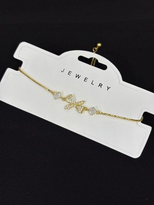 Melisa Takı & Aksesuar 316L Çelik Jewelry Gold Renk Asansörlü Bileklik
