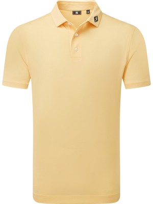 Footjoy Stretch Pique Solid Erkek T-Shirt Sarı 91839