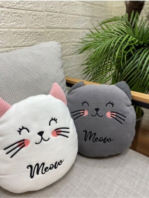 Empressco By Ballı Biocotton Iki Sevimli Kedi Kombini Hediyelik Yastık - Fiyatı, Yorumları