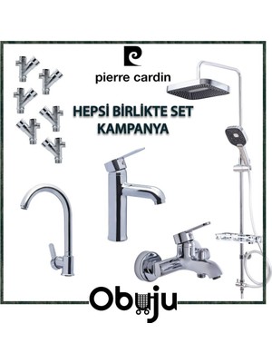 Pierre Cardin Armatür Seti 10 Parça Pıe-Set-2