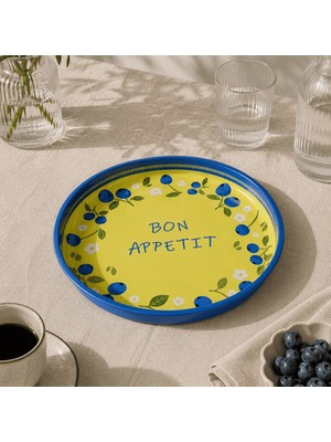 Sarkap Home 26 cm Mavi Bon Appetit Meyve Tabağı
