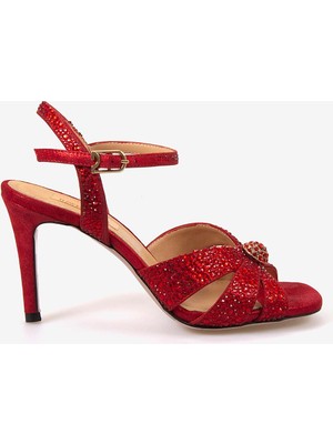 Hawen Angels  Taşlı Kadın Gece & Abiye Ayakkabı 380-71