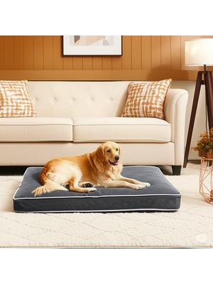 Empressco Viscopet Lüks Visco Dolgulu Dayanıklı Kaymaz Tabanlı Fermuarlı Yıkanabilir Kedi Köpek Yatağı - - Fiyatı, Yorumları