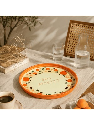 Sarkap Home 26 cm Turuncu Bon Appetit Meyve Tabağı