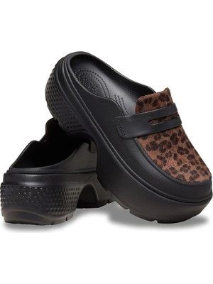 Crocs Stomp Leopard Loafer Kadın Terlik 210366