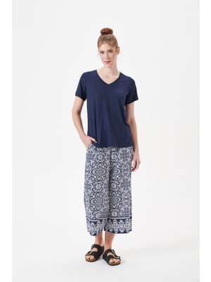 Pjs Kadın V Yaka Pijama Takım 29063