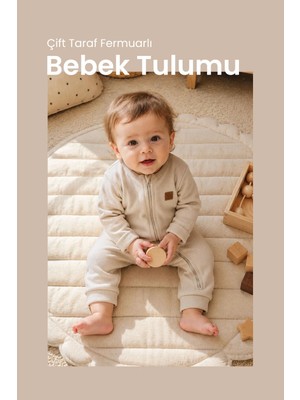 Çift Taraf Fermuarlı Bebek Tulumu Tulum
