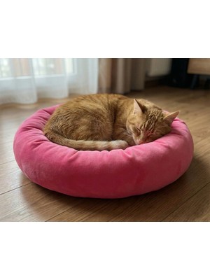 Empressco Brt Pet Polar Simit Kedi Yatağı, Küçük Irk Köpek Yatağı, 50 cm Çap - Fiyatı, Yorumları