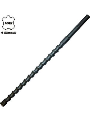 Uravas Store Mey Ithalat® Todrill 50439 Sds Max 4 Elmaslı Matkap Uç 24X520 mm