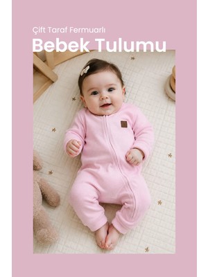 Çift Taraf Fermuarlı Bebek Tulumu Tulum
