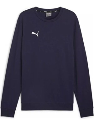 Puma Teamgoal Casuals Crew Neck S Erkek Futbol Sweatshirts 65859206 Lacivert