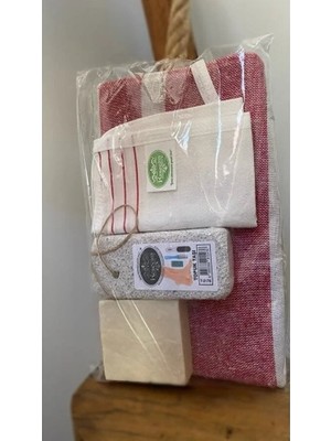 Uravas Store Mey Ithalat® Gelin Damat Hamam Banyo 4'lü Set