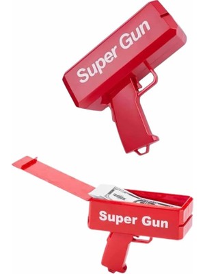 Uravas Store Mey Ithalat® Para Dolar Atma Makinası Super Money Gun Para Saçma Fırlatma Tabancası