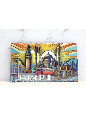 Mudanis Ahşap Istanbul Temalı Magnet ALK4365