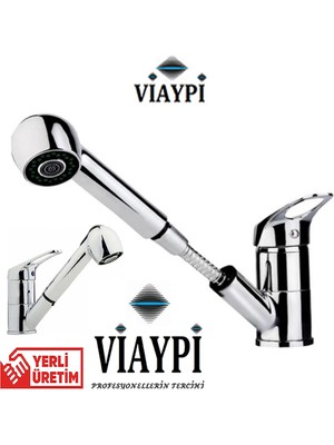 Viaypi Mix Spiralli Evye Berber Bataryası - Spiralli Evye Mix Aç Kapa Mutfak Bataryası - Karavan Bataryası