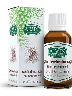 MWX Teknoloji Alvin Çam Terebentin Yağı, Doğal, 20 ml