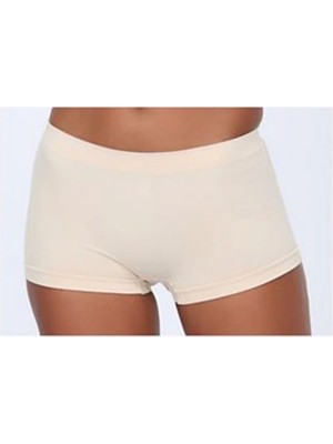 Sistina Semeglbl Ten Dikişsiz Kadın Boxer Korse - 700 - Beden M