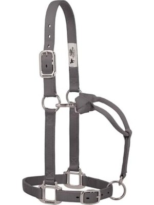 MWX Teknoloji 35-7375-GH Orijinal Ayarlanabilir Naylon Halter Krom Kaplama Donanım, Grafit, 2,54 cm Ortalama At