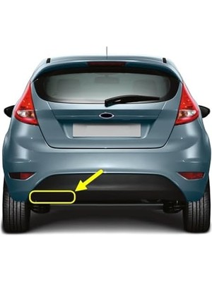 MWX Teknoloji Arka Tampon Çeki Demiri Kapağı 8A6117K922AB Fiesta ile Uyumlu 2009-2012
