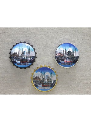 Mudanis Istanbul Temalı Metal Magnet ALK4339