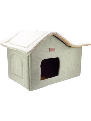 Empressco Lepus Kedi ve Köpek Cabin Kulübe Yatak Ekose Yeşil 35X60X40 cm - Fiyatı, Yorumları