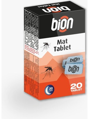 MWX Teknoloji Bion Sivrisinek Kovucu Mat Tabletler 20 Tablet