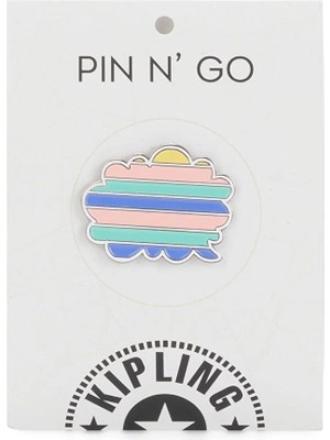 Kipling Kıplıng Stripy Cloud Pin Rozet