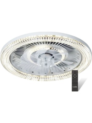Cata CT-3012 Kristal LED Armatür Tavan Vantilatör 3renk