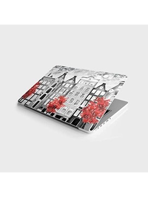 MWX Teknoloji Laptop Bilgisayar Notebook Pc Kaplama Etiketi Amsterdam Yağlıboya