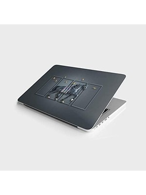 MWX Teknoloji Laptop Notebook Pc Kaplama Etiketi Pencere Siyah At