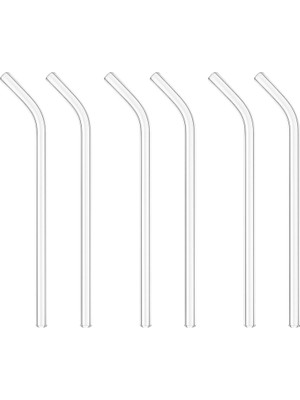MWX Teknoloji Cam Pipet Set Bükülebilir, Temizleme Fırçalı Çevre Dostu, Tekrar Kullanılabilir, Dayanıklı Cam Smoothie, Kahve ve Soğuk Içecekler Için Ideal (6)