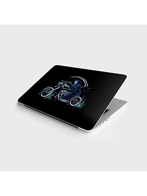 MWX Teknoloji Laptop Bilgisayar Notebook Pc Kaplama Etiketi Azrail Motor