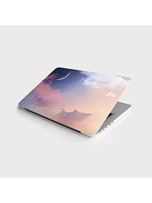 MWX Teknoloji Laptop Notebook Pc Kaplama Etiketi Bulut Ay