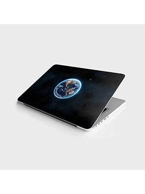 MWX Teknoloji Laptop Bilgisayar Notebook Pc Kaplama Etiketi Earth