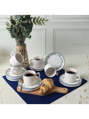 MWX Teknoloji Daphne Stackable Çay Takımı 12 Parça 6 Kişilik 22921-24