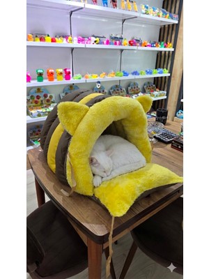 Empressco Duffa Kedi Evi ve Köpek Evi Yumuşak Kedi Yatağı Derin Uyku ve Kış Evi Çıkarılabilir Minder Peluş Uyku Evi - Fiyatı, Yorumları