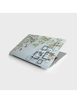 MWX Teknoloji Laptop Bilgisayar Notebook Pc Kaplama Etiketi Kare Kuş