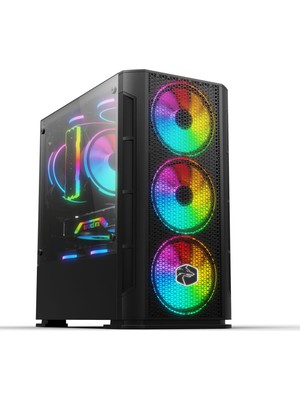Zeiron APX80 Oyun Pc Ryzen 5 3600 16GB DDR4 240GB SSD + 1TB HDD AMD RX550 Harici Ekran Kartı