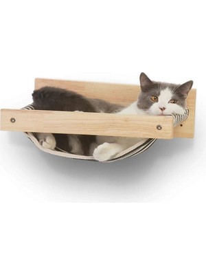 Empressco Aysem Wood Kedi Yuvası Kedi Yatağı Kedi Duvar Yatağı Kedi Hamağı - Fiyatı, Yorumları