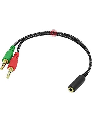 MWX Teknoloji FA6624AC 4 Pin 3.5 mm Kulaklık Çoklayıcı
